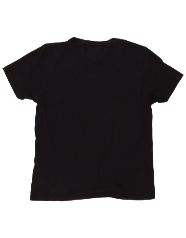 Tommy Hilfiger T-Shirt Homme Haut Large Noir Coton