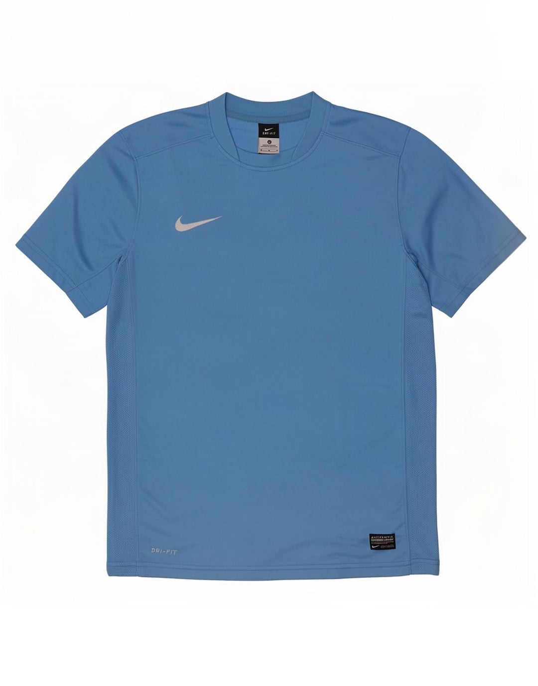 Nike Homme Dri Fit T-Shirt Haut Bleu Moyen Polyester