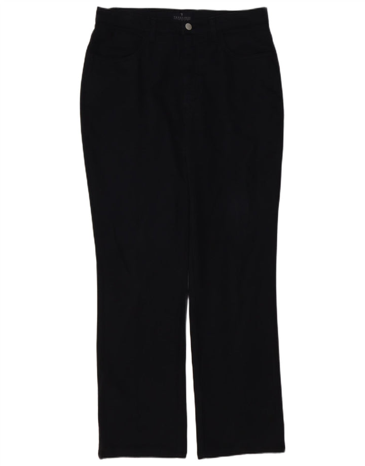 TRUSSARDI Pantalon décontracté fuselé W34 L30 Noir Coton Femme
