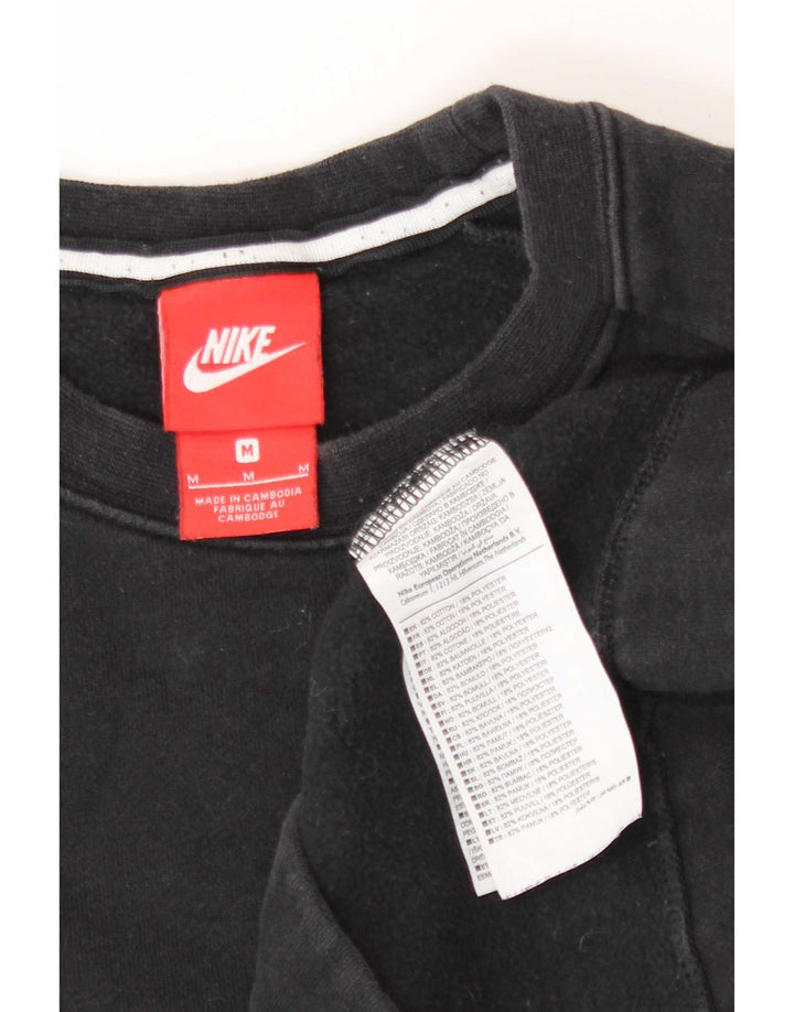 Nike Sweat-shirt pour homme en coton noir moyen