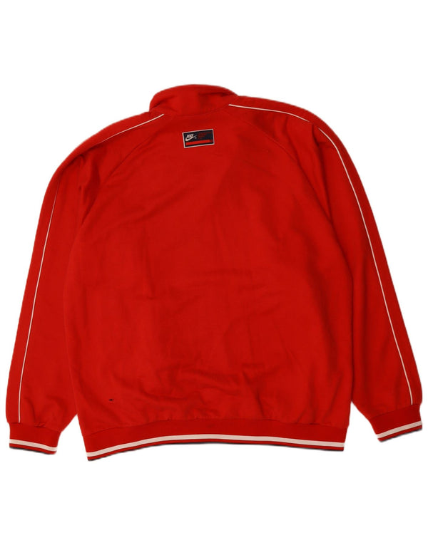 NIKE Veste de survêtement pour homme UK 42/44 Grand coton rouge