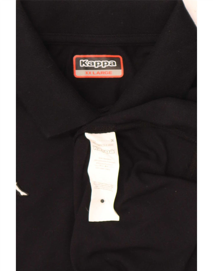 Kappa Polo Homme 2XL Noir Coton