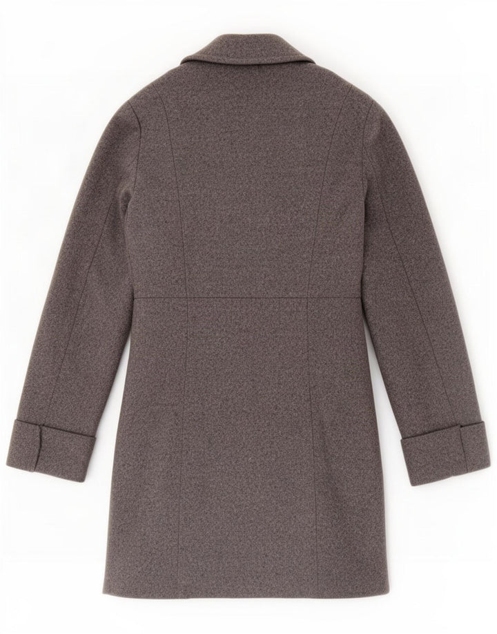 Benetton Pardessus Femme IT 42 Laine Gris Moyen