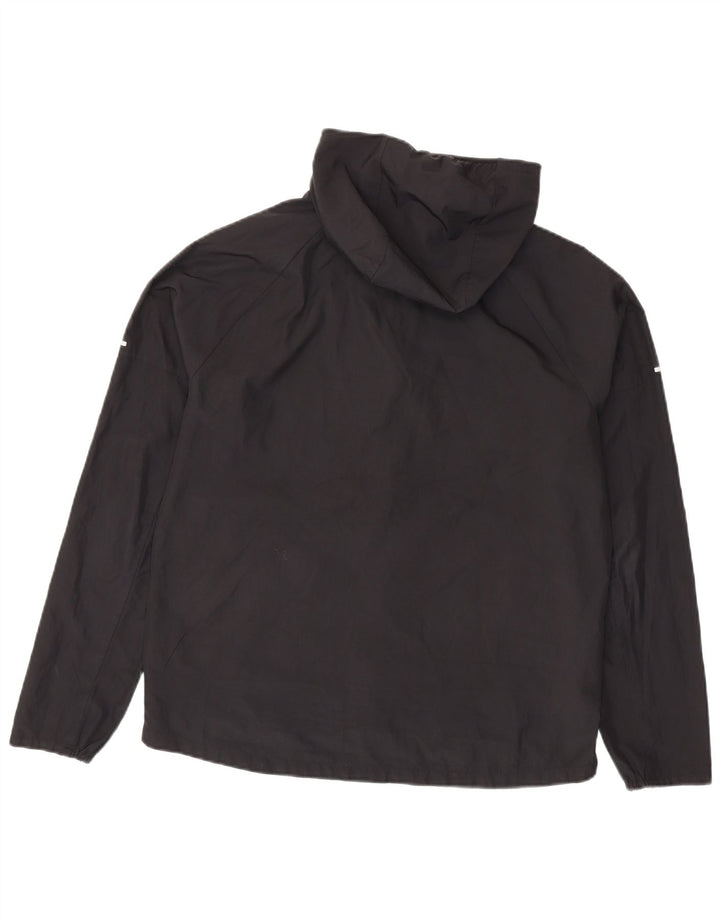 NIKE Veste de pluie à capuche pour homme UK 38 Medium Noir Polyester
