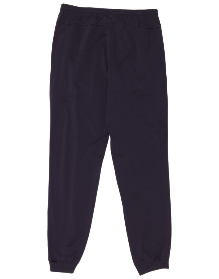 Puma Pantalon de survêtement pour homme en polyester bleu marine Taille L