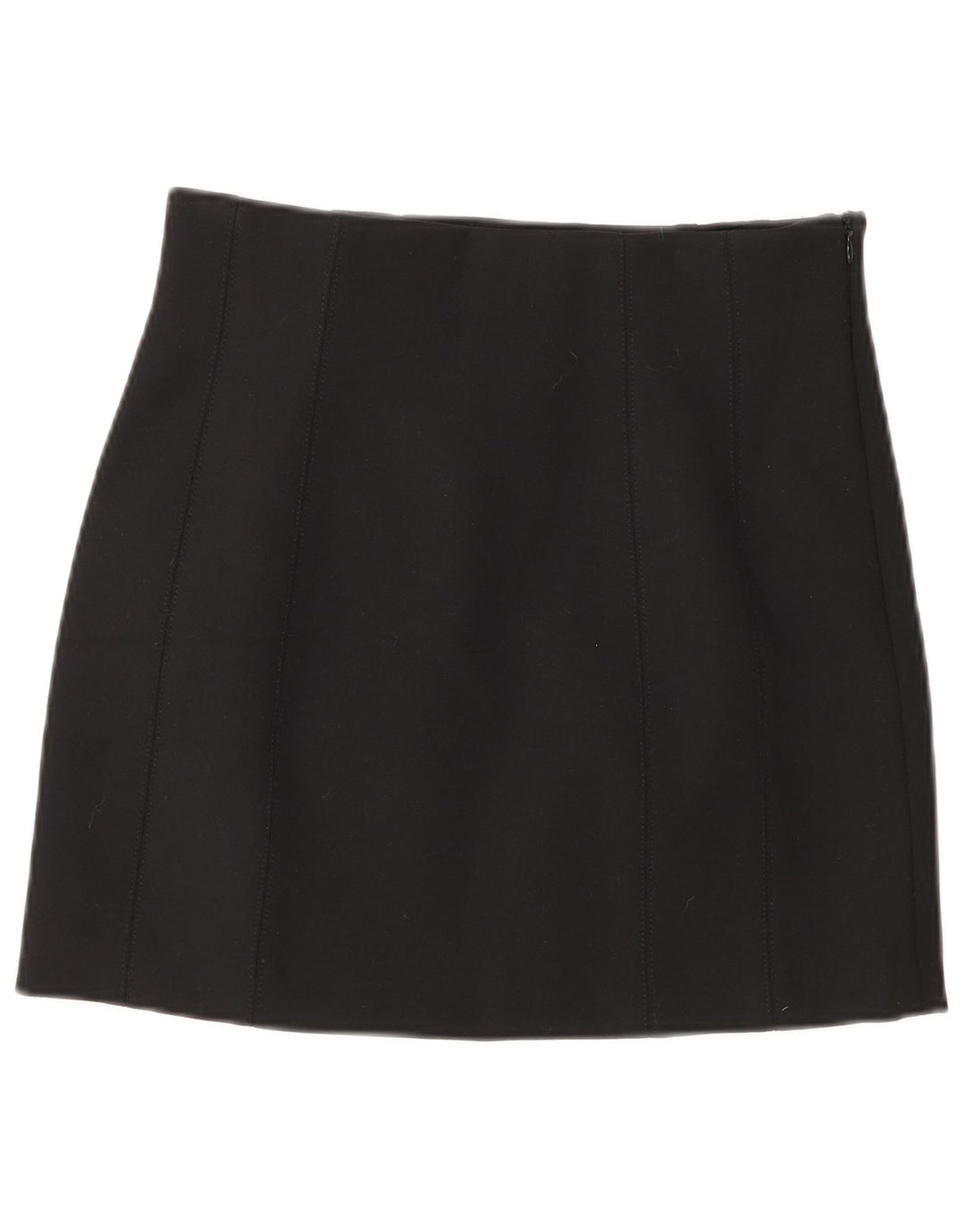 Zara Femme Mini Jupe Petit W26 Noir Polyester