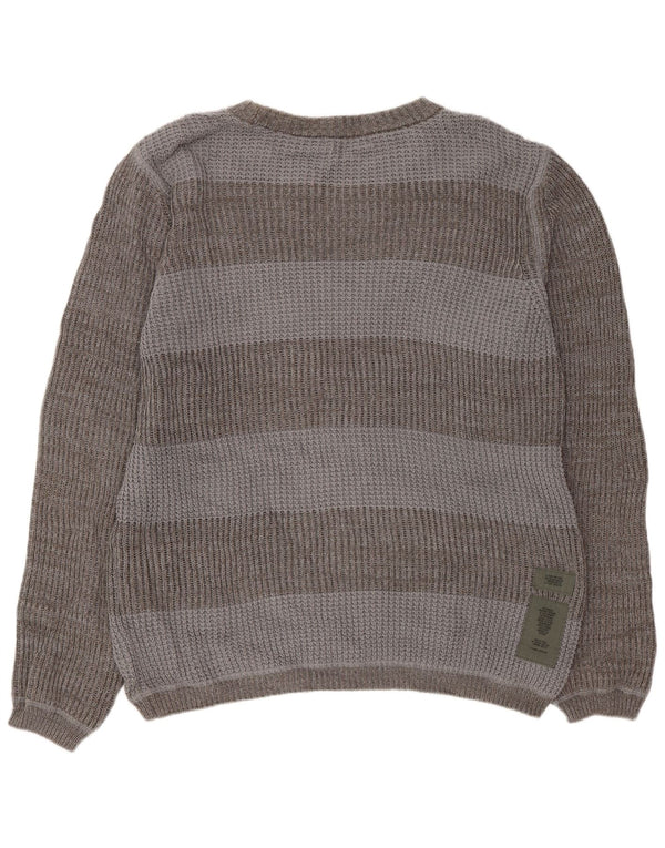 G-Star Pull col bateau pour homme XL en coton color block Gris