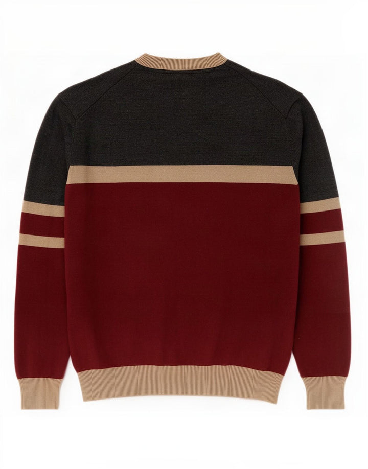 Pierre Cardin Pull Col Ras Du Cou Homme Moyen Multicolore