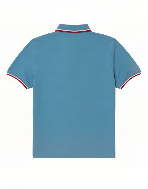 Hackett Polo de rugby coupe slim pour homme en coton rayé bleu XL