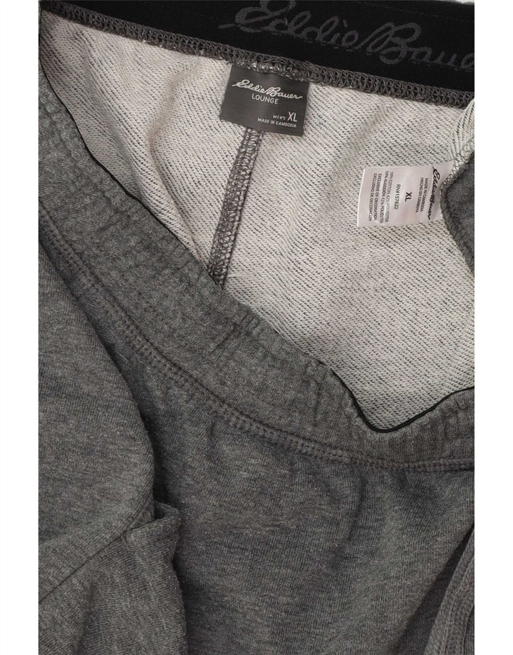 Eddie Bauer Short de sport pour homme XL en coton moucheté gris