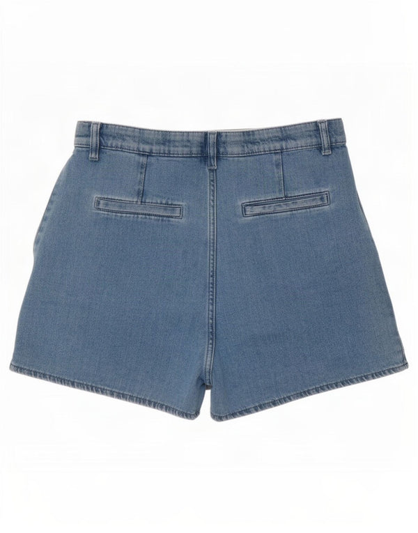 Benetton Short en Jean Fille 13-14 Ans 3XL W28 Bleu Coton