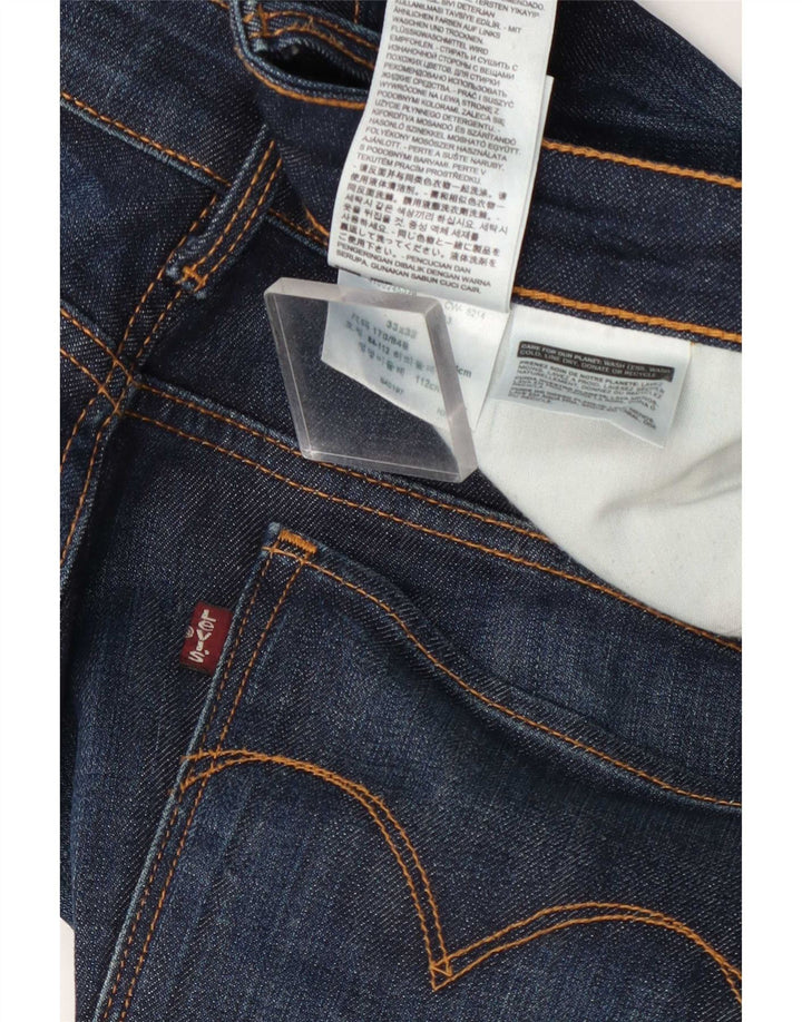 Levi's Jean Bootcut Taille Moyenne Femme W33 L32 Bleu Marine Coton