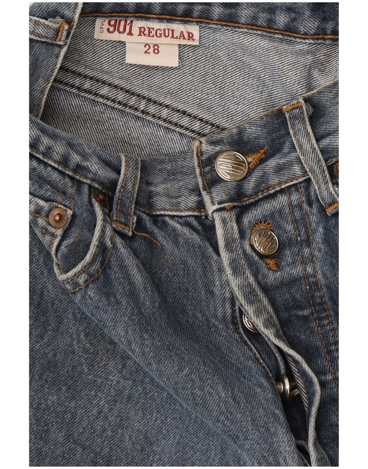 REPLAY Femme 901 Jean Court Coupe Regular W28 L23 Bleu