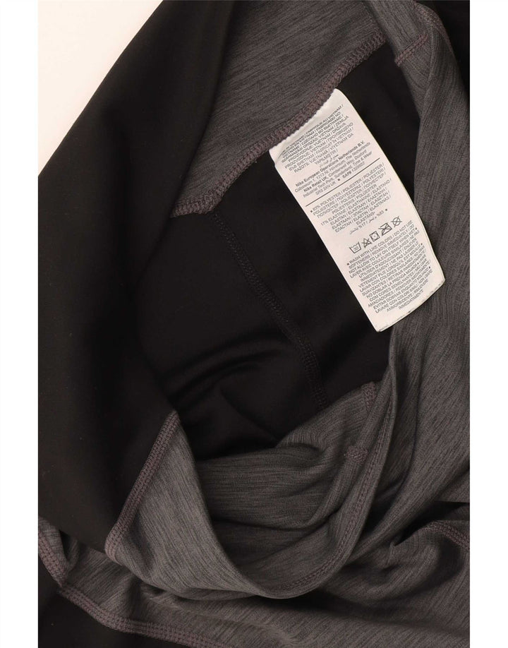 Nike Leggings Femme UK 42 Polyester Colorblock Gris Moyen