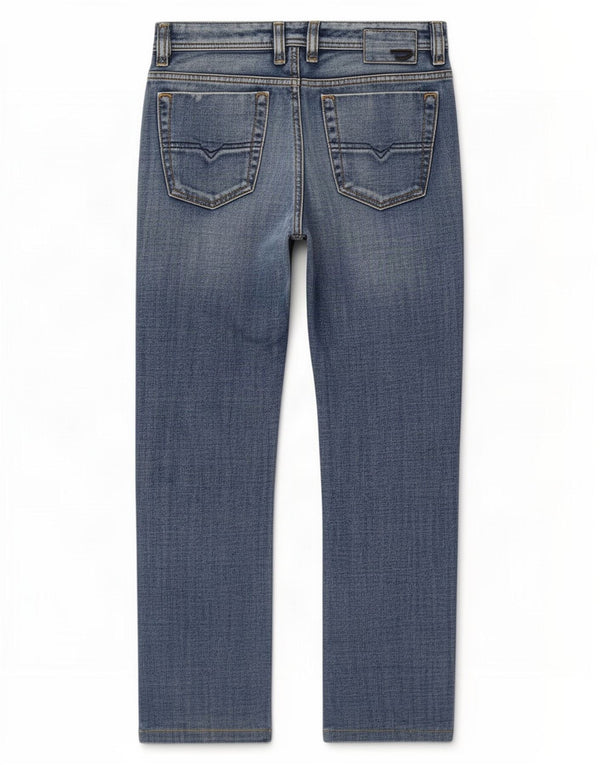 Diesel Jean Droit Viker W31 L27 Homme Bleu Coton