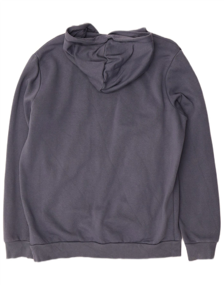 Puma Pull à Capuche Graphique Homme Bleu Moyen Coton