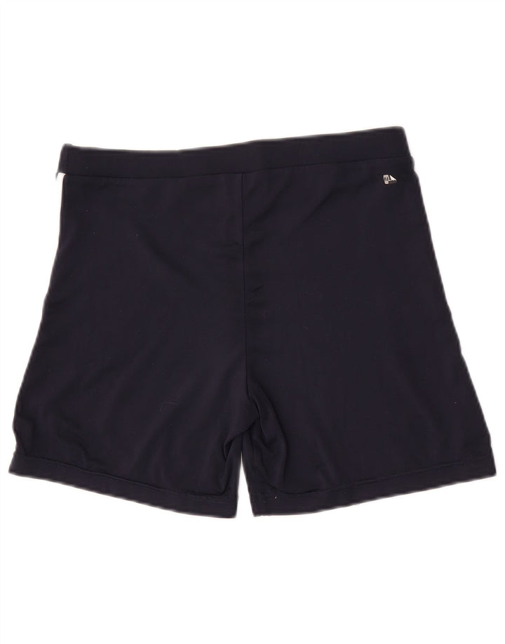 Adidas Short de sport Climalite pour femme UK 12 Bleu marine moyen Polyester