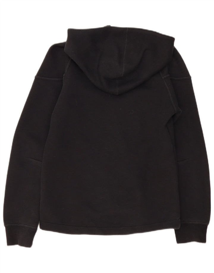Nike Pull à capuche zippé pour homme Petit coton noir