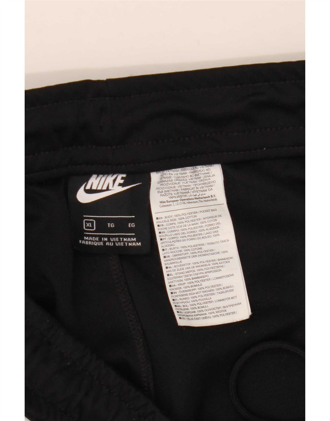 Pantalon de survêtement Nike Femme UK 18 XL Noir Polyester