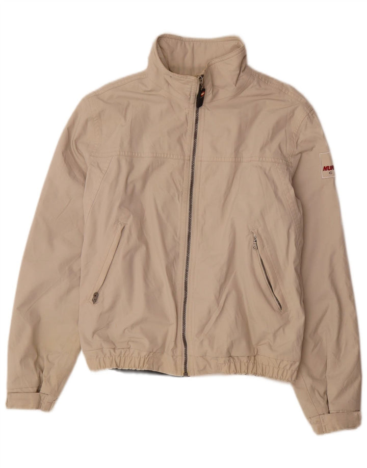 Murphy & Nye Veste Bomber Homme UK 36 Petit Blanc Cassé Polyamide