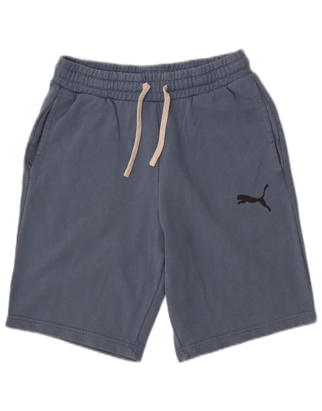 Puma Short de sport pour homme, petit, bleu, coton