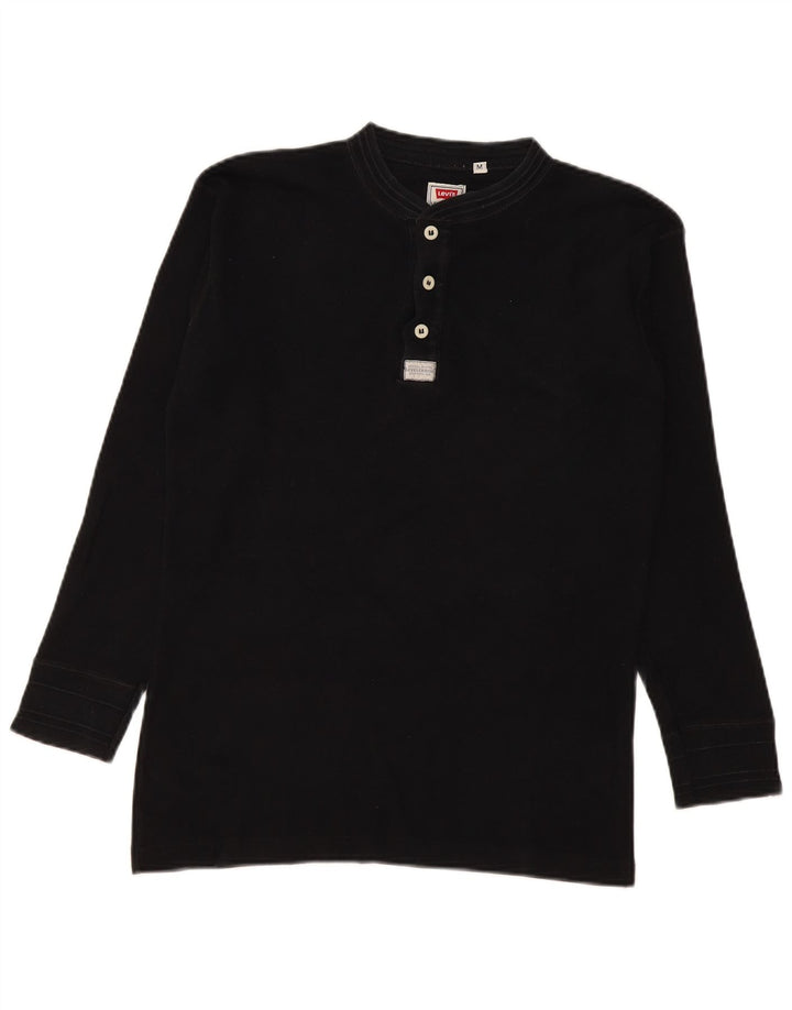 Levi's Top à Manches Longues Homme Noir Moyen Coton