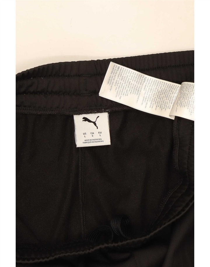 Puma Pantalon de survêtement pour homme Taille L Noir Polyester