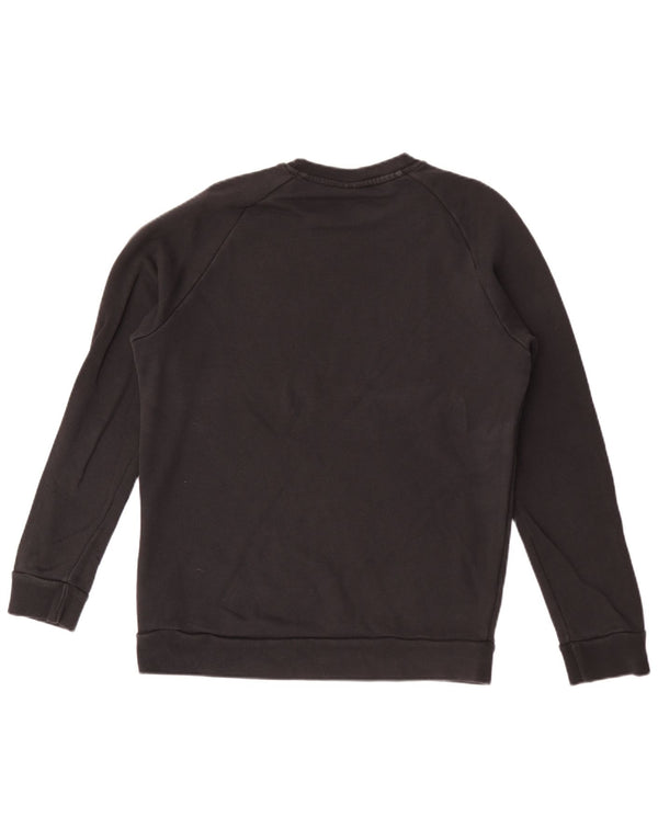 Adidas Sweat-shirt pour homme en coton noir Taille S
