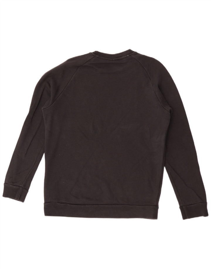Adidas Sweat-shirt pour homme en coton noir Taille S