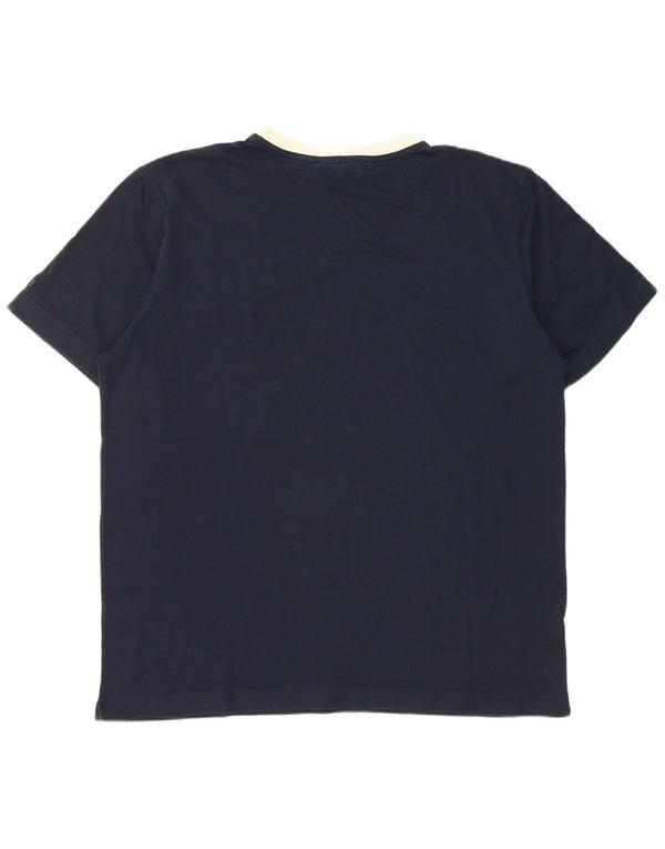 Navigare T-Shirt Graphique Homme Grand Bleu Marine Coton