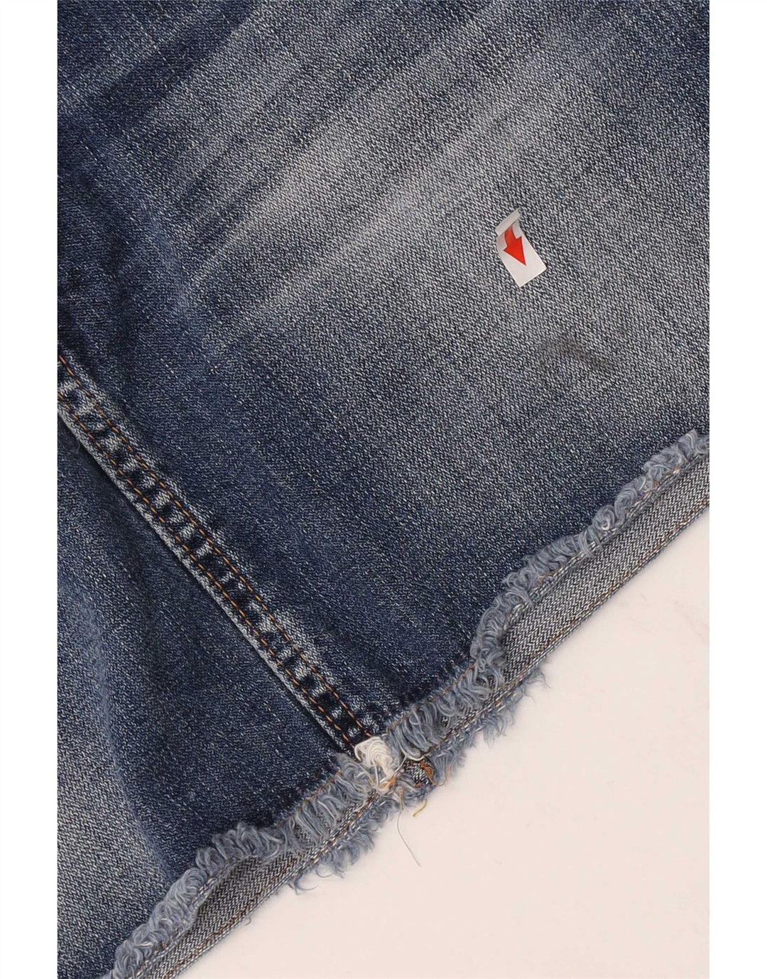 Rifle Femme Mini Jupe En Jean W27 Petit Bleu Coton
