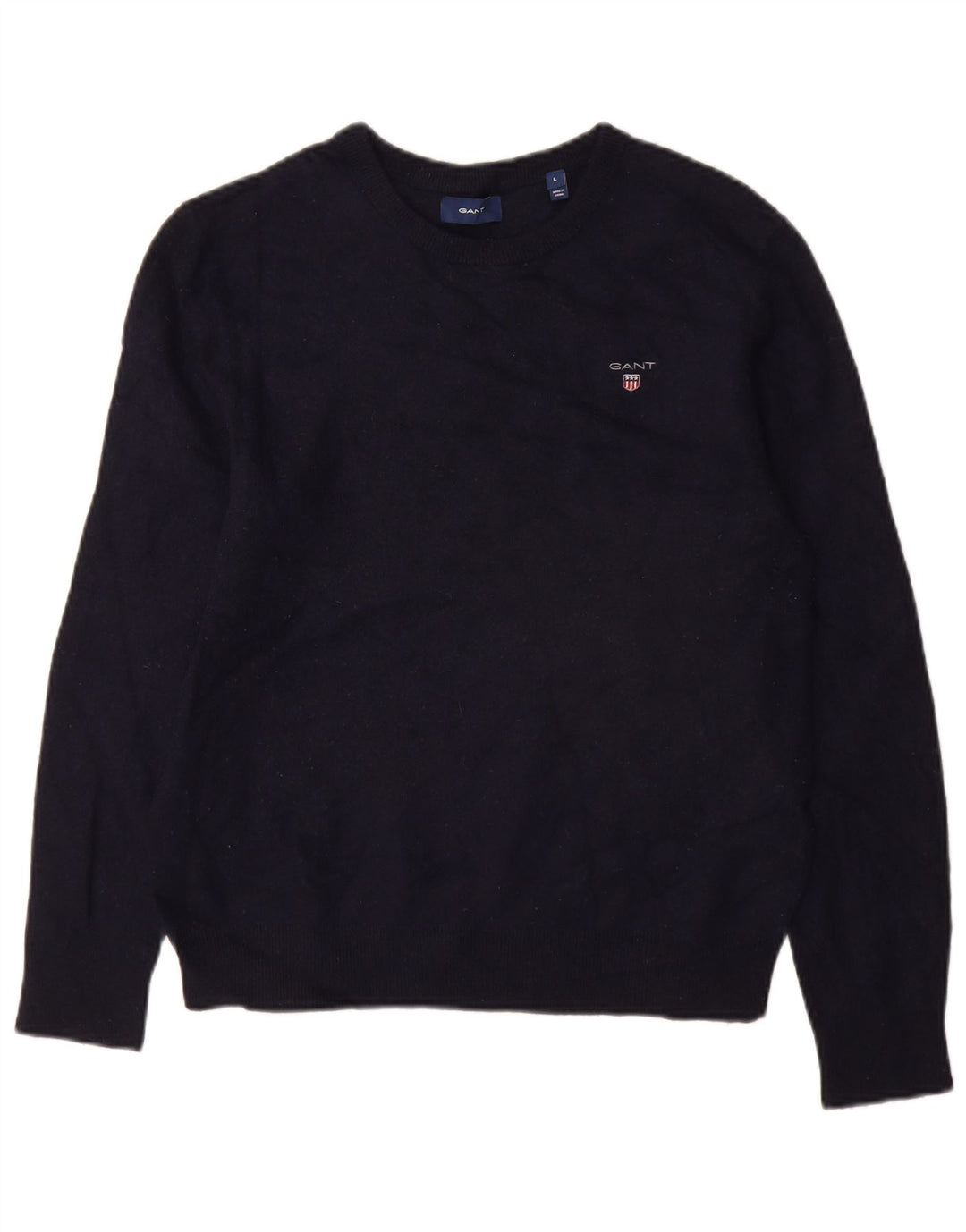 Gant Pull ras du cou pour femme UK 14 Large Bleu marine Laine
