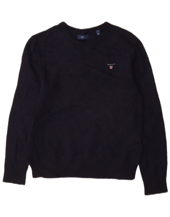 Gant Pull ras du cou pour femme UK 14 Large Bleu marine Laine