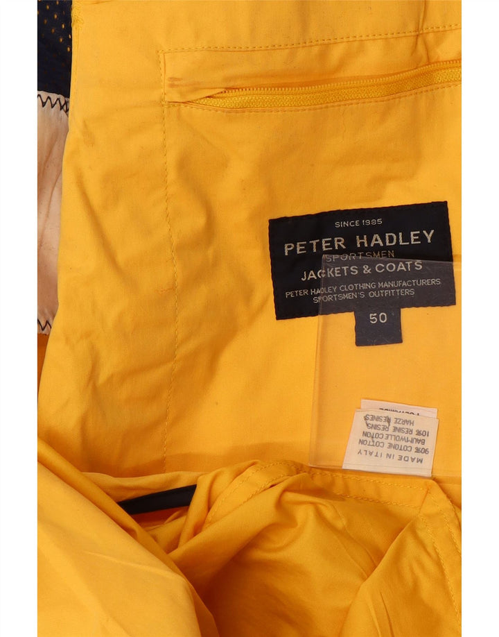 Peter Hadley Veste utilitaire pour homme IT 50 Large Jaune Coton