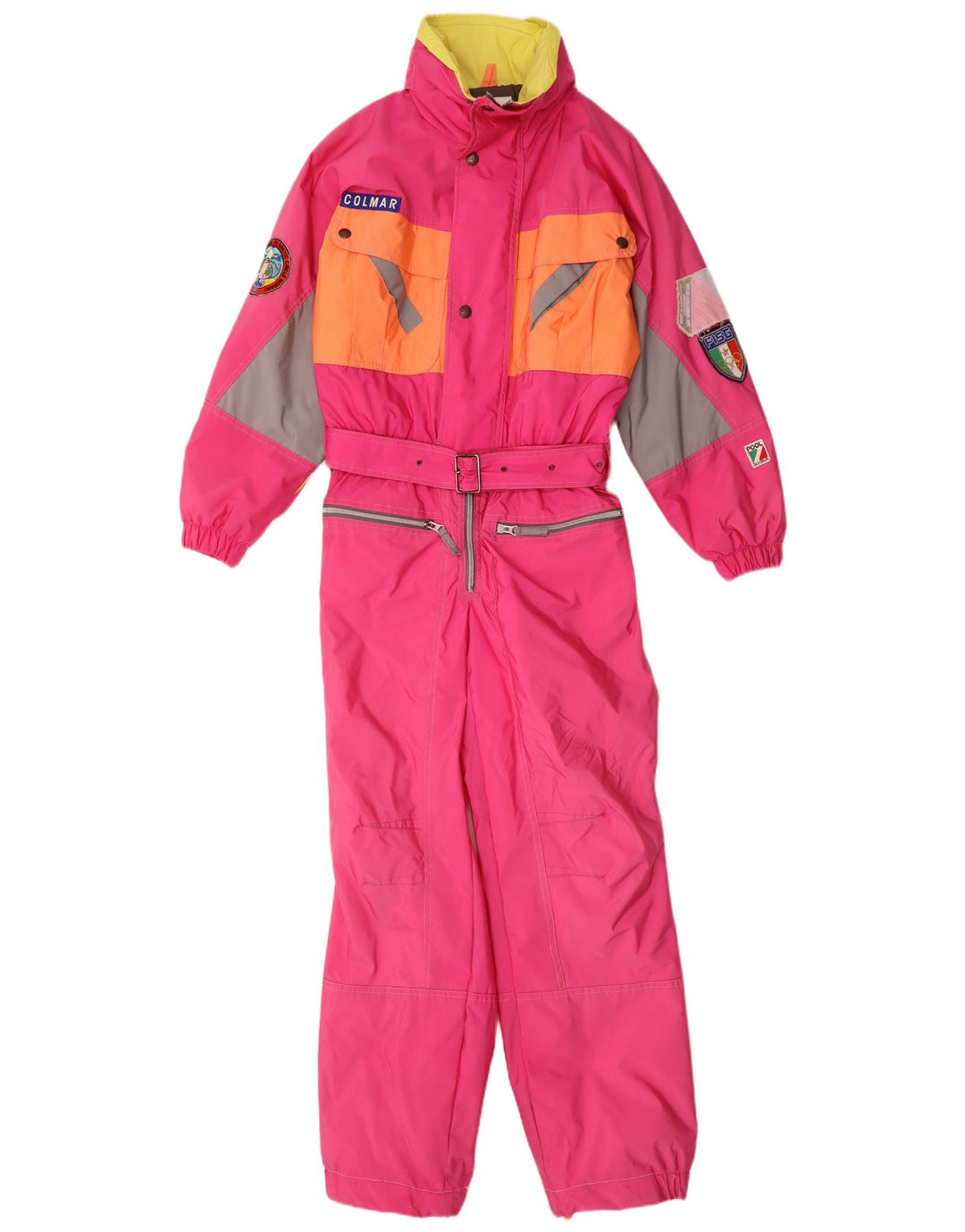 Colmar Combinaison de Ski Graphique Femme IT 42 Petit Rose Colourblock Polyamide