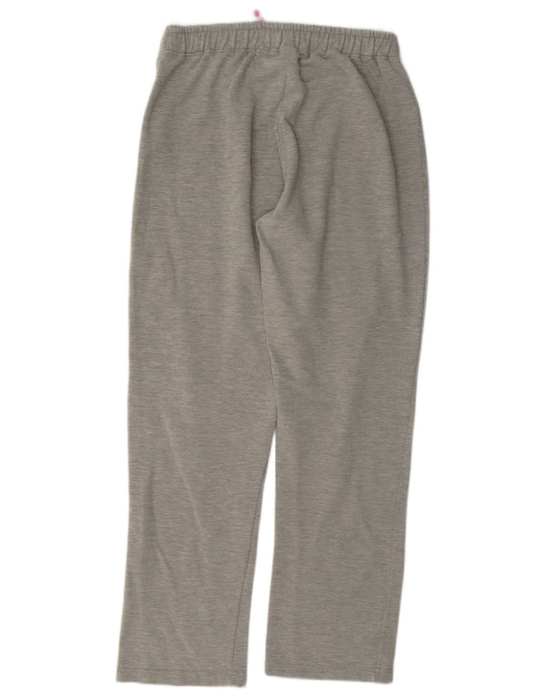 Kappa Pantalon de survêtement graphique pour femme UK 10 Small Gris Moucheté Coton