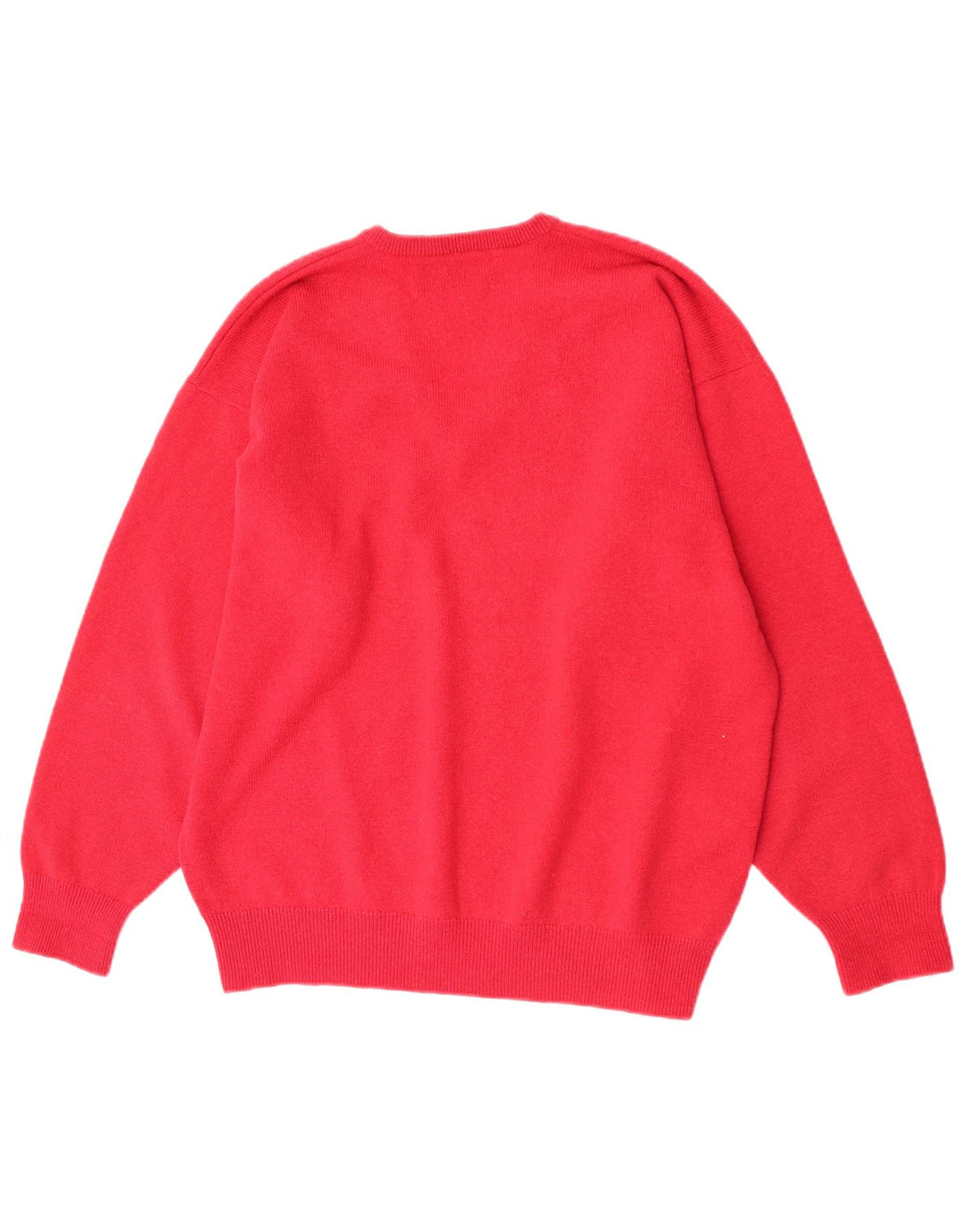 Pringle Pull Regular Fit Col V Homme Rouge Moyen Laine
