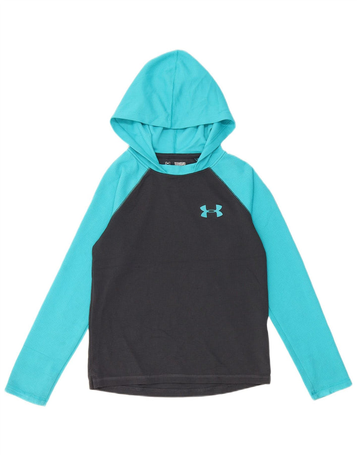 UNDER ARMOUR Haut graphique à manches longues pour garçon 9-10 ans Noir moyen