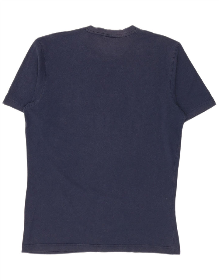 Adidas T-Shirt Graphique Homme Bleu Marine Moyen