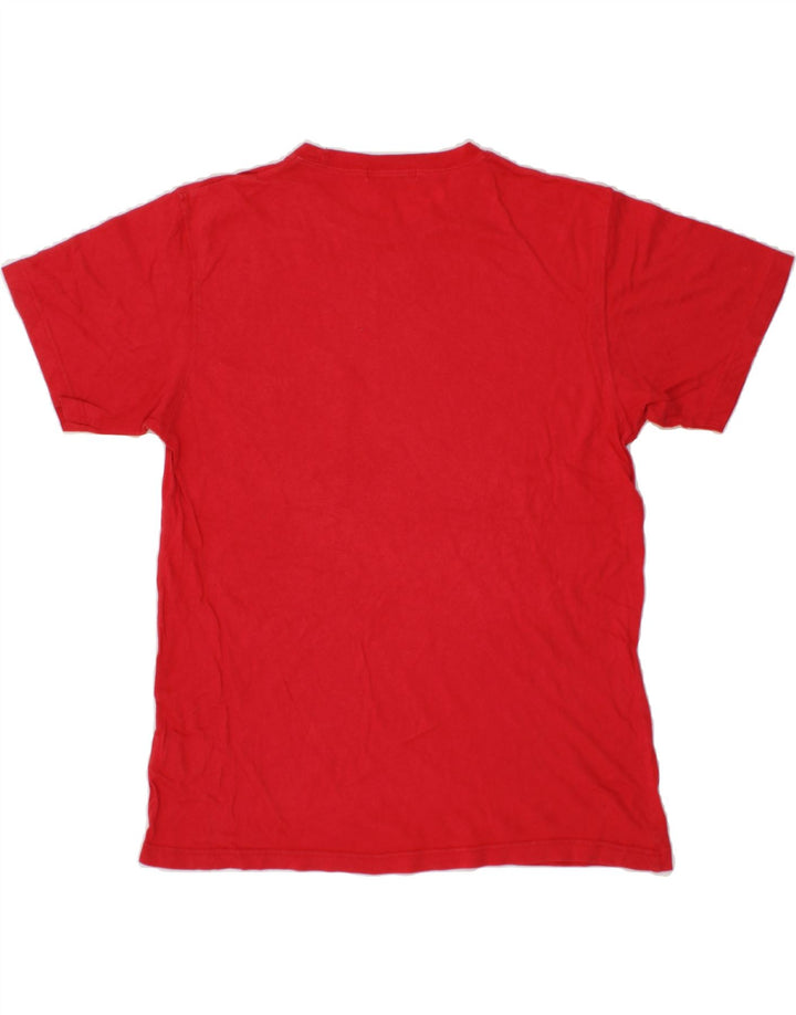 EDDIE BAUER Mens T-Shirt Top Large Red Cotton Vintage Eddie Bauer and Second-Hand Eddie Bauer from Messina Hembry 