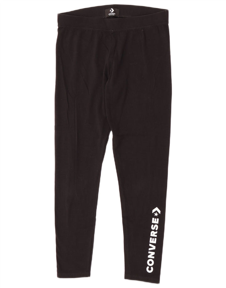 Converse Legging Graphique Femme Noir Moyen Coton
