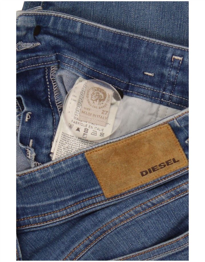 Jean Slim Femme Diesel W27 L32 Bleu Coton