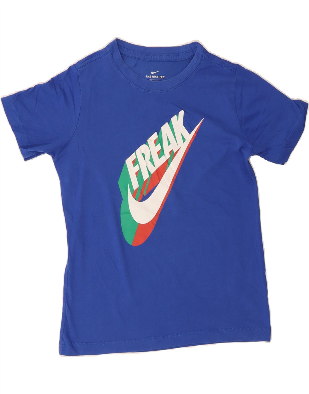 NIKE Boys Graphic T-Shirt Top 10-11 Years Medium Blue Cotton Vintage Nike and Second-Hand Nike from Messina Hembry 