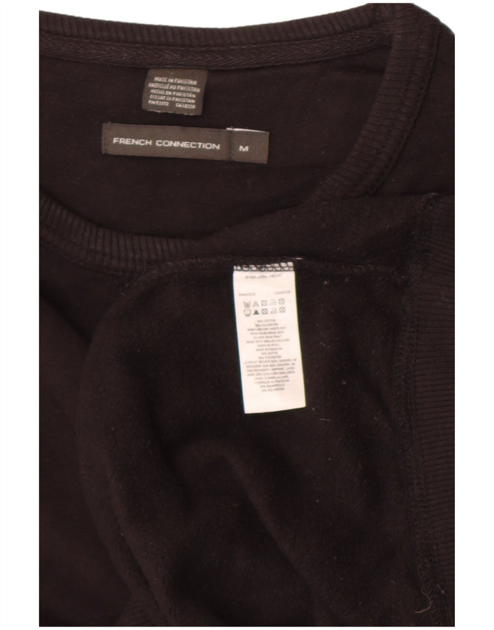FRENCH CONNECTION Sweat-Shirt Homme Noir Moyen Coton