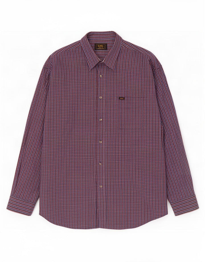 Lee Chemise Homme 2XL Coton Vichy Multicolore