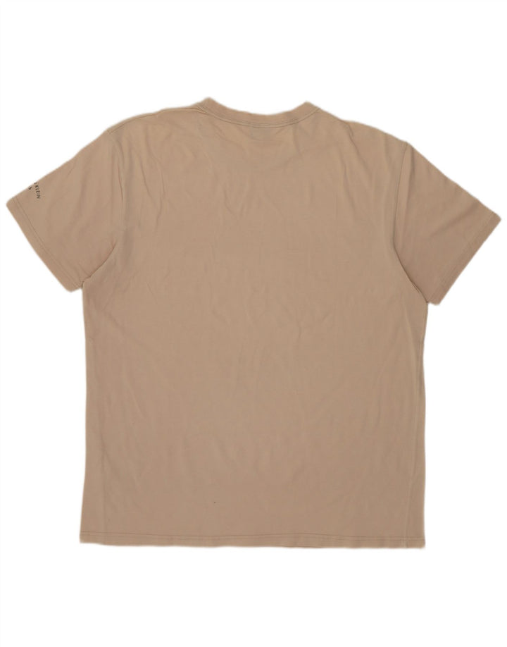 CALVIN KLEIN JEANS T-Shirt Homme Top Large Beige Coton