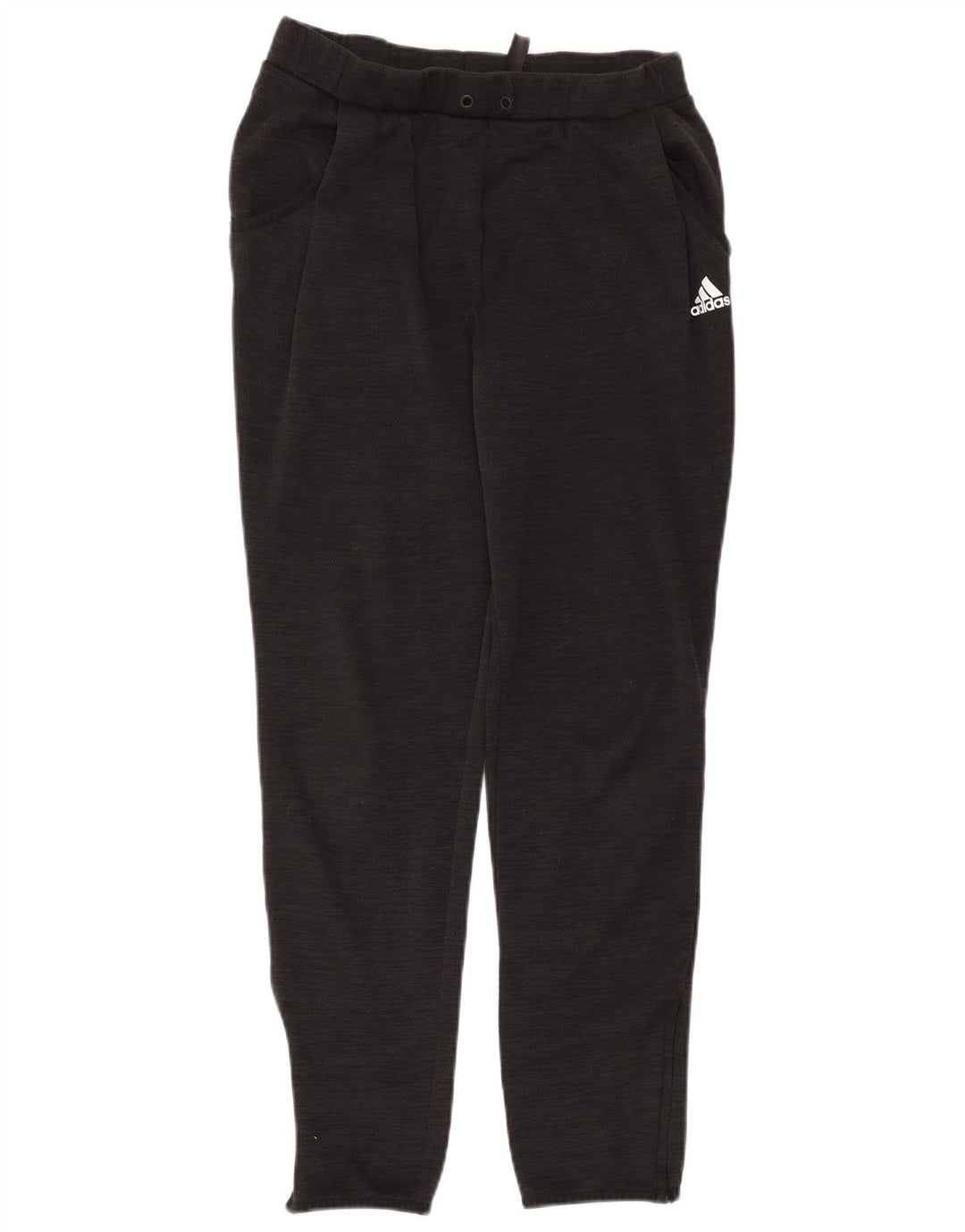 Adidas Pantalon de survêtement pour femme Joggers UK 14 Medium Noir Polyester