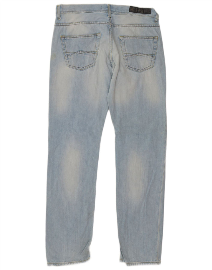 Zara Jean droit pour homme EU 42 Large W32 L32 Bleu
