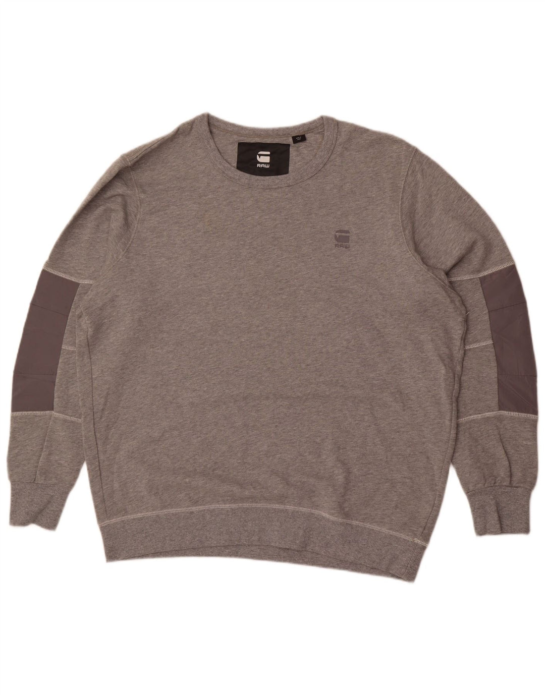G-Star Pull-over pour homme en coton color block gris 2XL