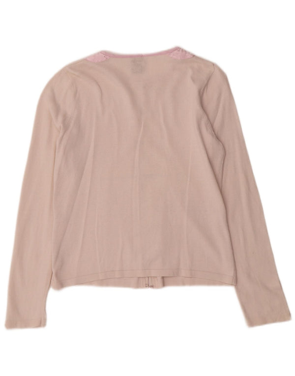 Gap Cardigan court pour femme UK 12 en coton color block rose moyen